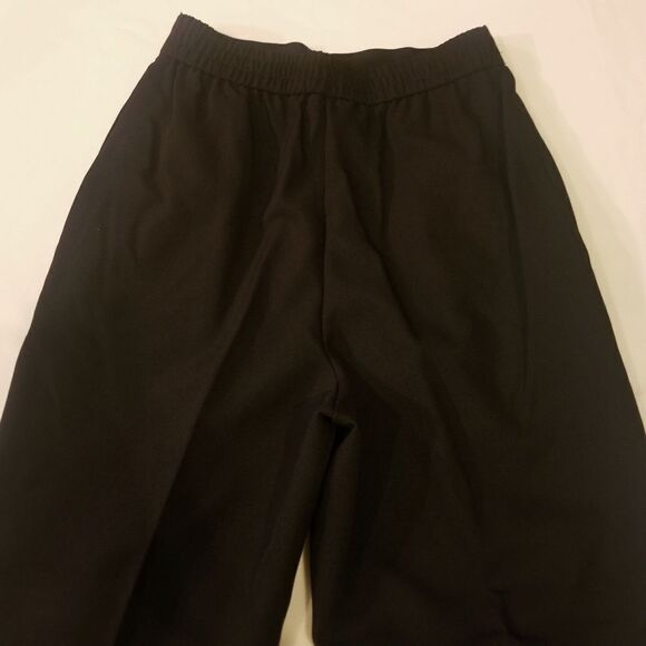Retro Kathie Lee Pleated Black Slacks Sz 6 - Picture 4 of 6